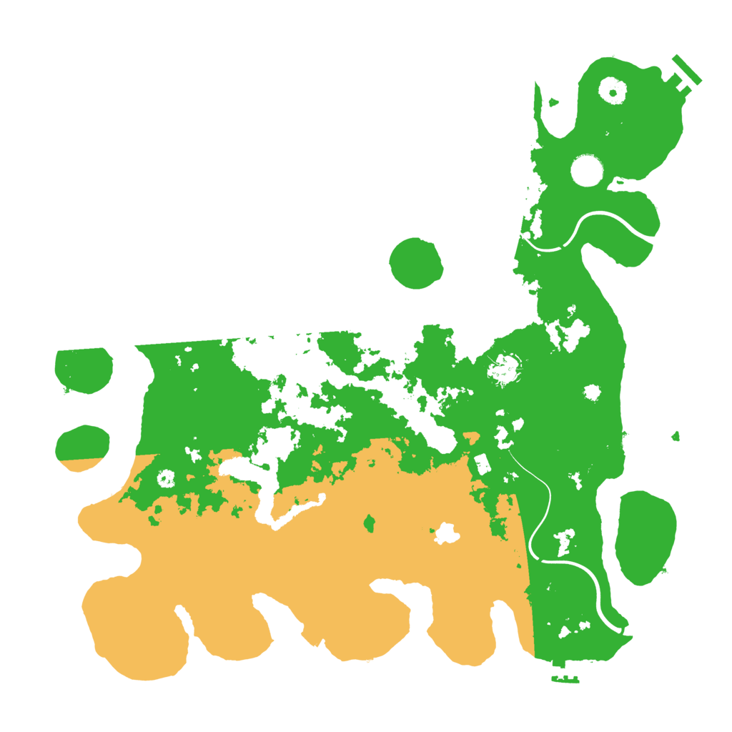 Biome Rust Map: Procedural Map, Size: 4000, Seed: 37289