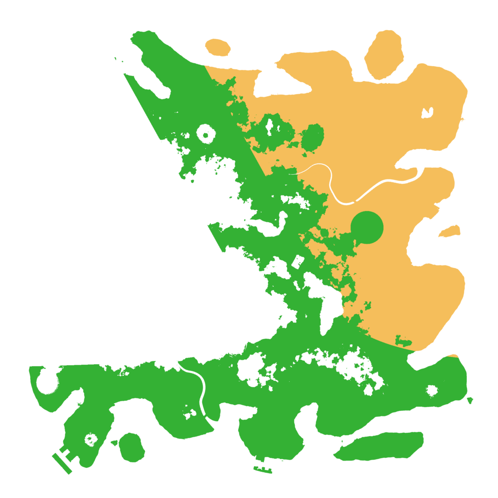 Biome Rust Map: Procedural Map, Size: 4000, Seed: 1970197718