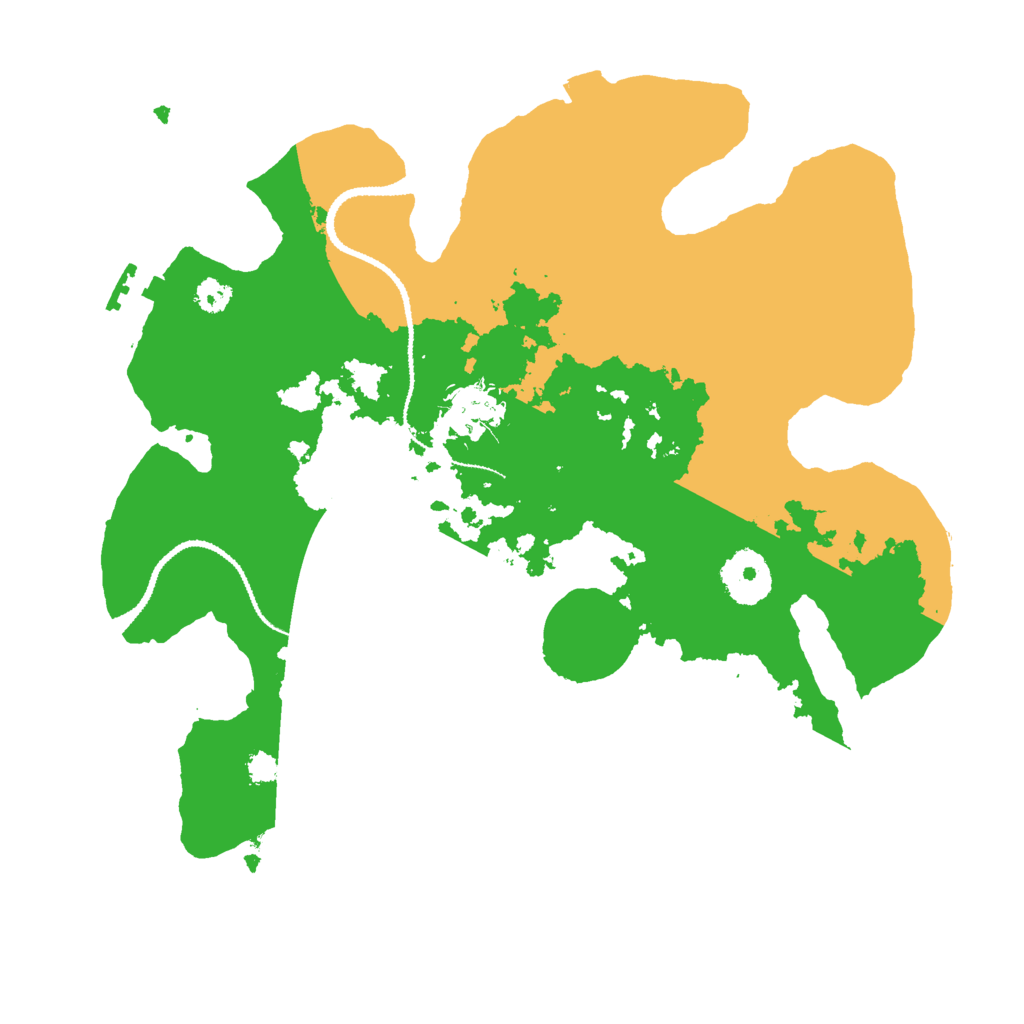 Biome Rust Map: Procedural Map, Size: 3000, Seed: 892802822