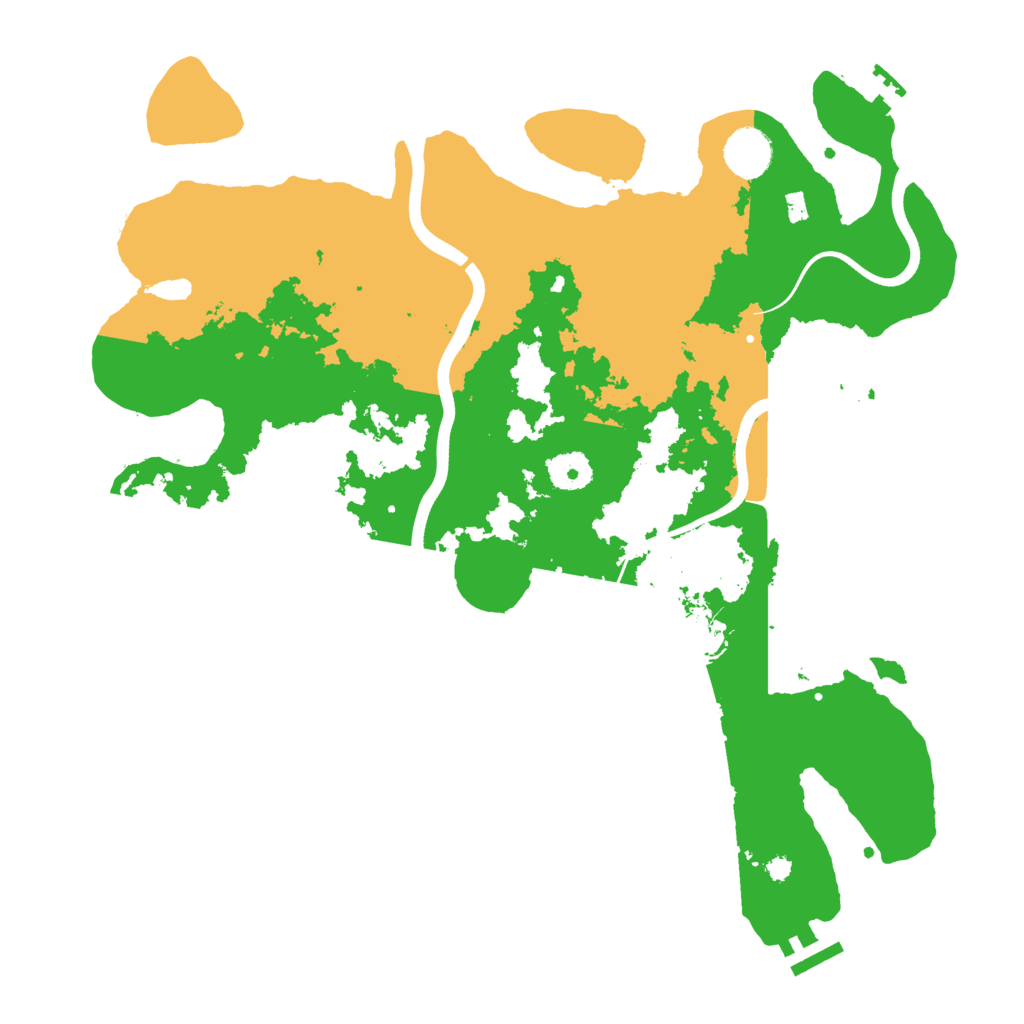 Biome Rust Map: Procedural Map, Size: 3750, Seed: 536258244