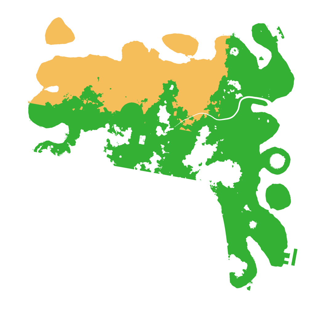 Biome Rust Map: Procedural Map, Size: 3750, Seed: 536258244