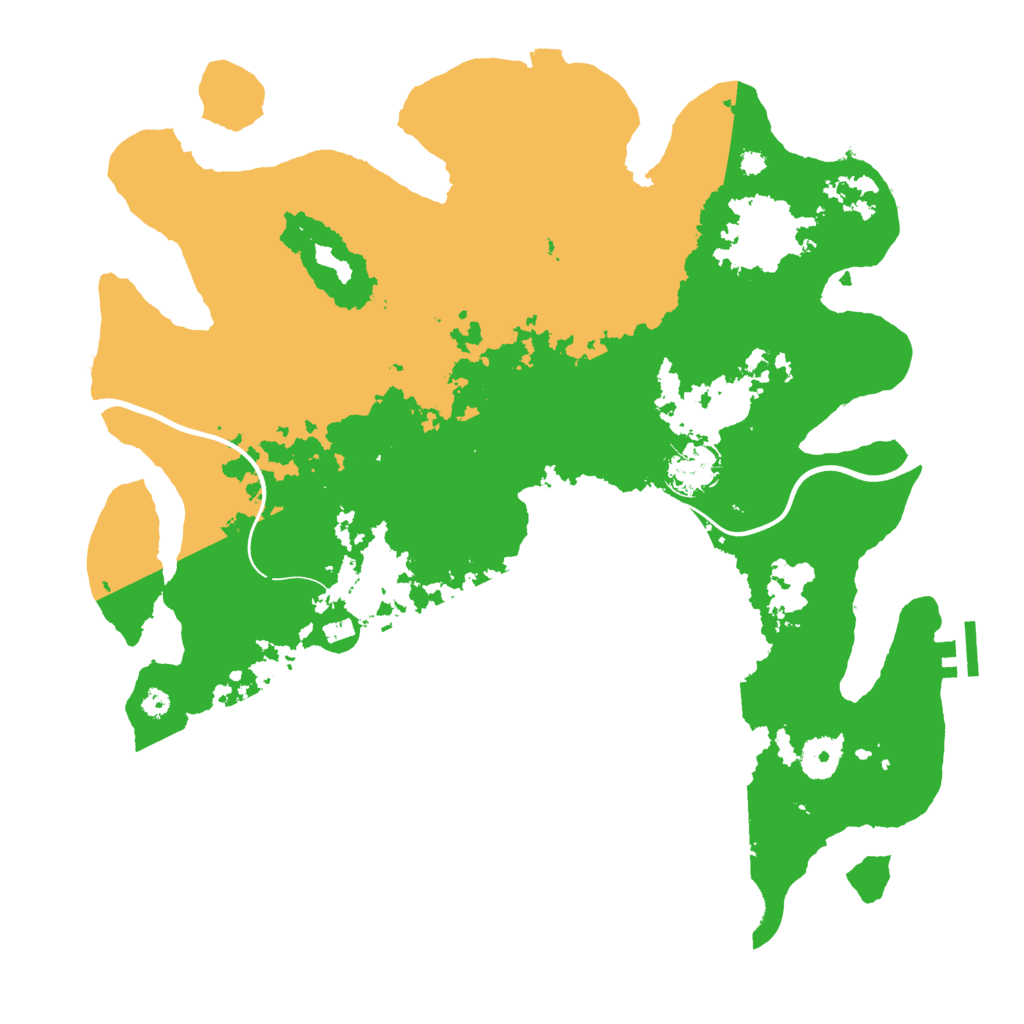 Biome Rust Map: Procedural Map, Size: 3750, Seed: 133755813