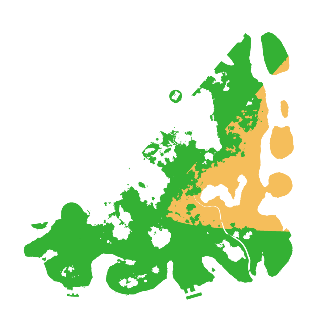 Biome Rust Map: Procedural Map, Size: 4000, Seed: 2096605259