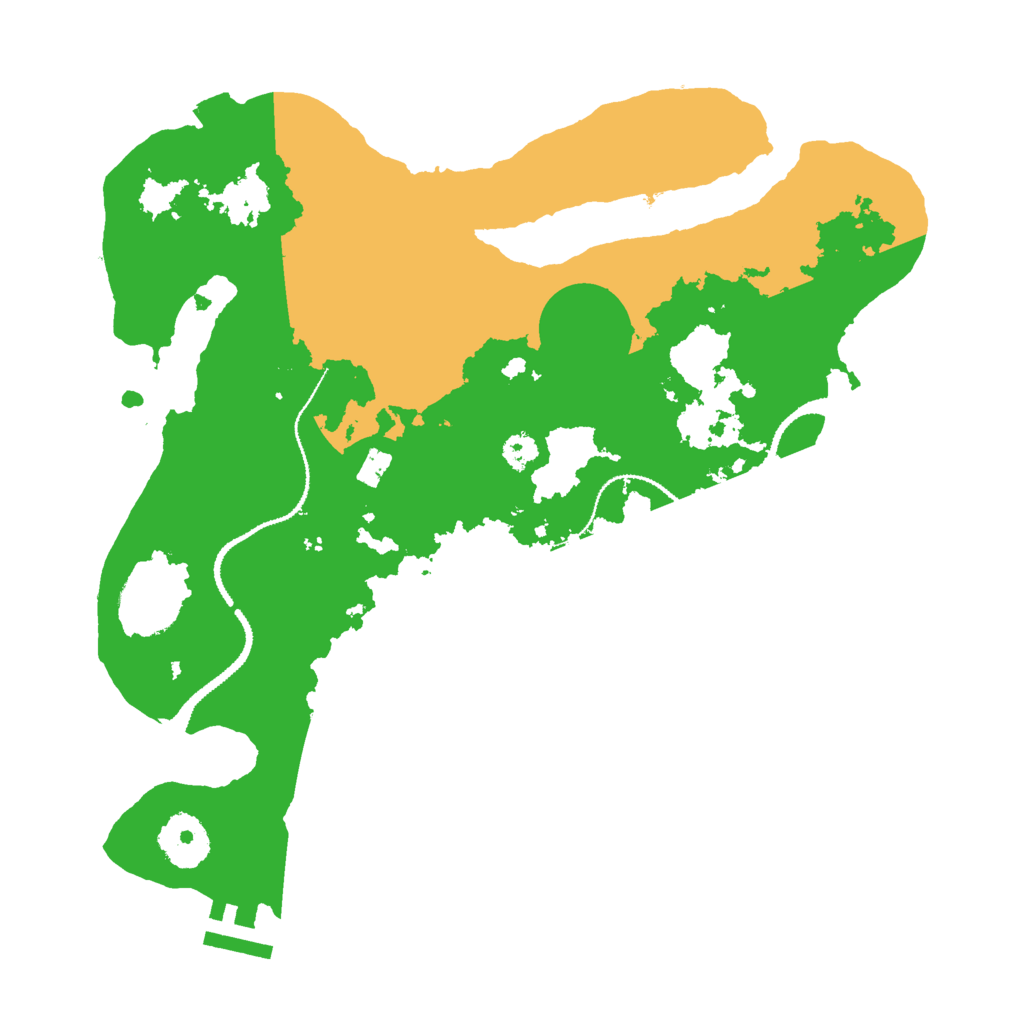 Biome Rust Map: Procedural Map, Size: 3000, Seed: 1037692523