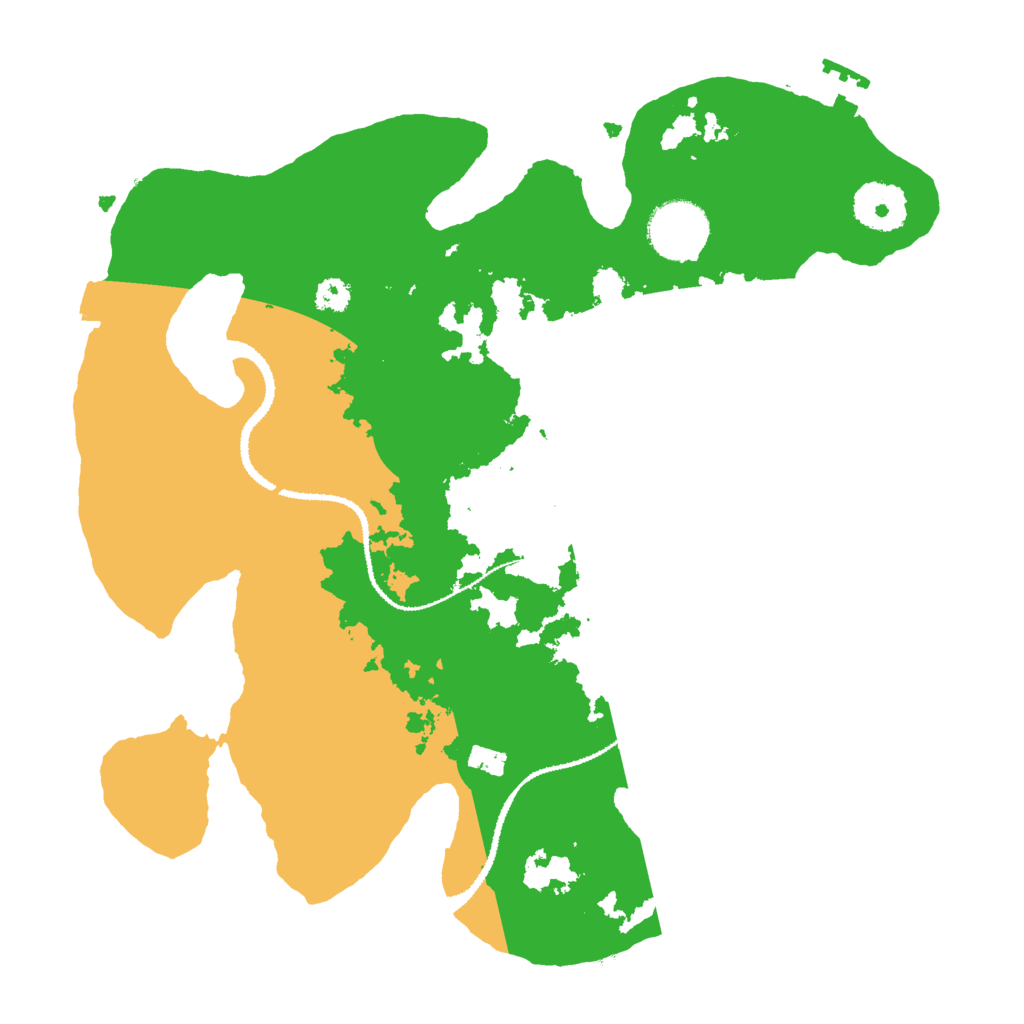 Biome Rust Map: Procedural Map, Size: 3000, Seed: 549150411