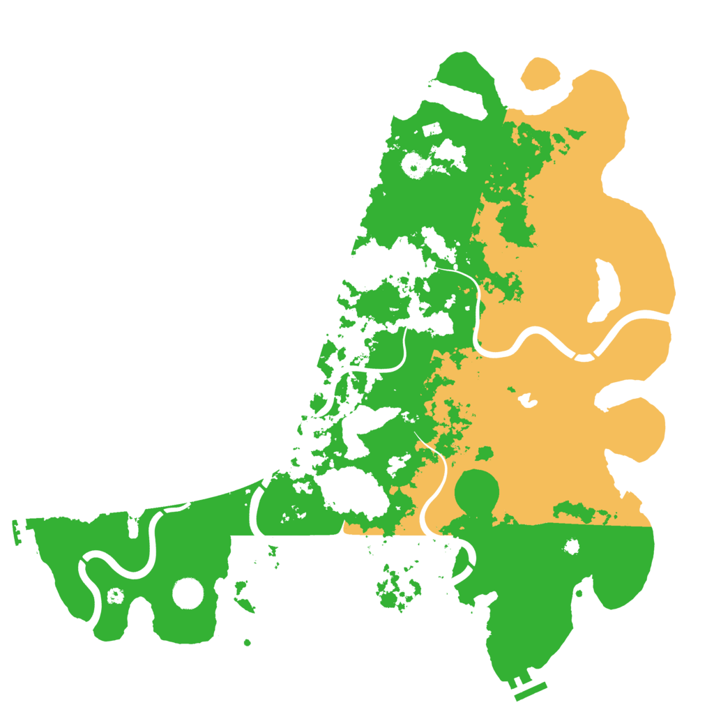 Biome Rust Map: Procedural Map, Size: 4250, Seed: 792813998
