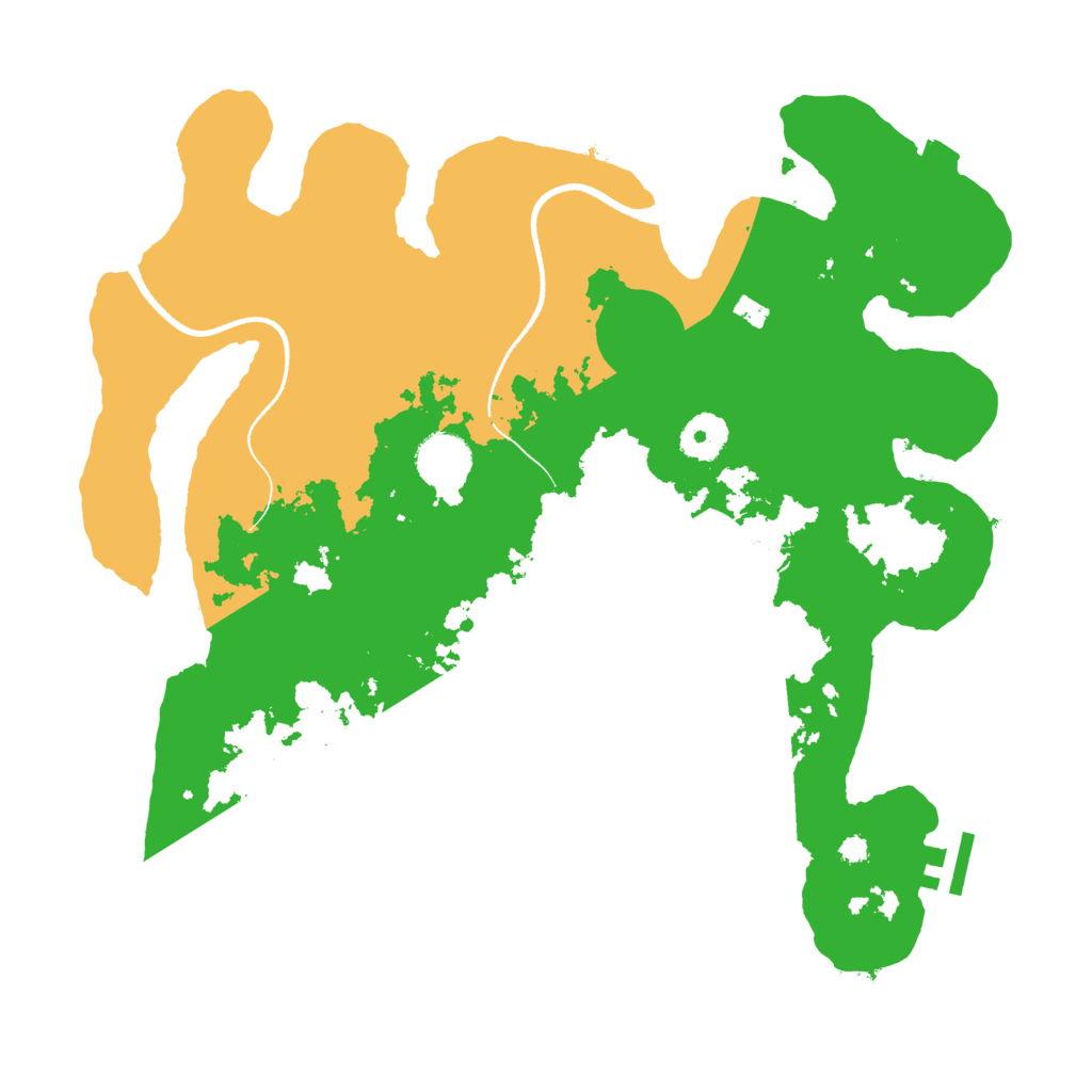 Biome Rust Map: Procedural Map, Size: 3500, Seed: 1940843955