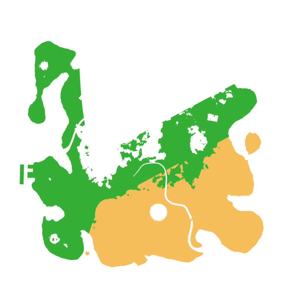 Biome Rust Map: Procedural Map, Size: 3000, Seed: 24615