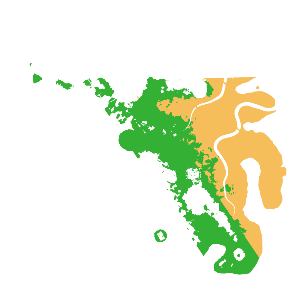 Biome Rust Map: Procedural Map, Size: 3900, Seed: 31094234