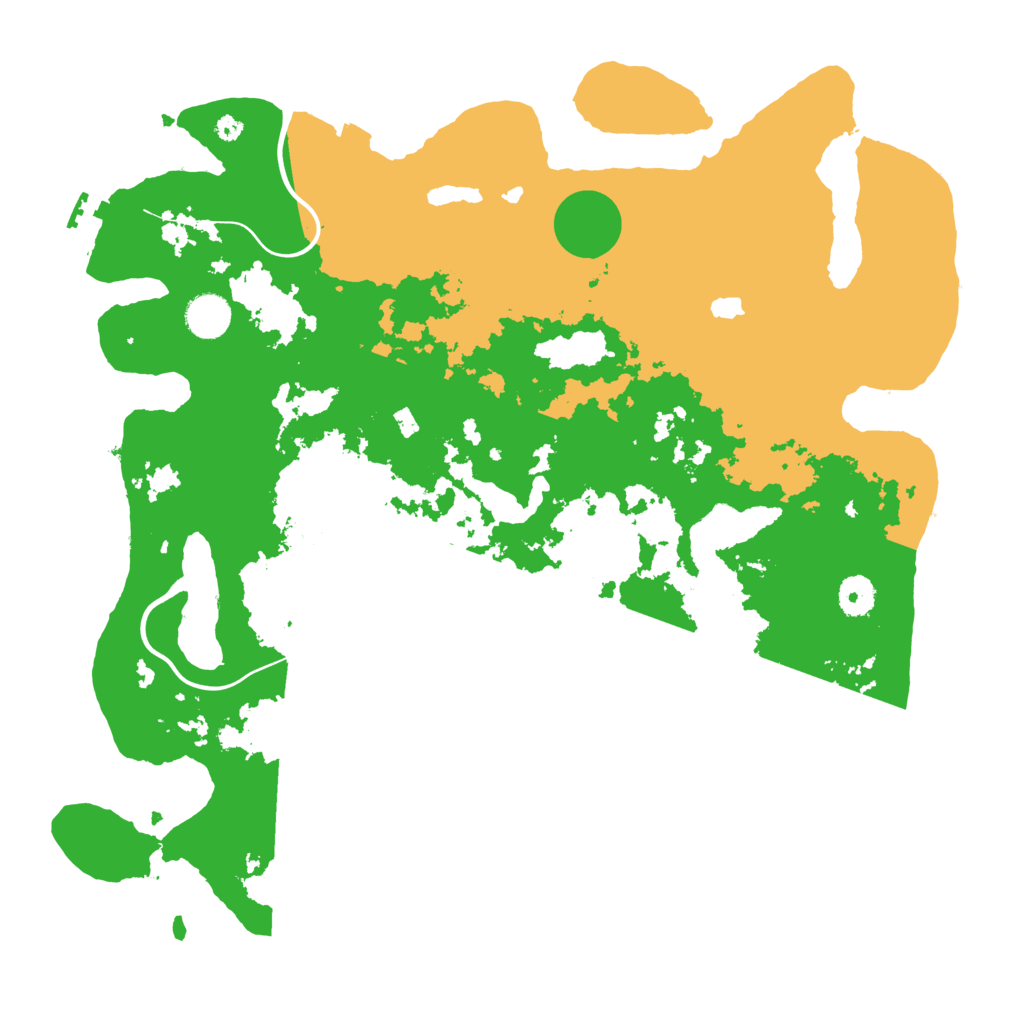 Biome Rust Map: Procedural Map, Size: 4000, Seed: 8961