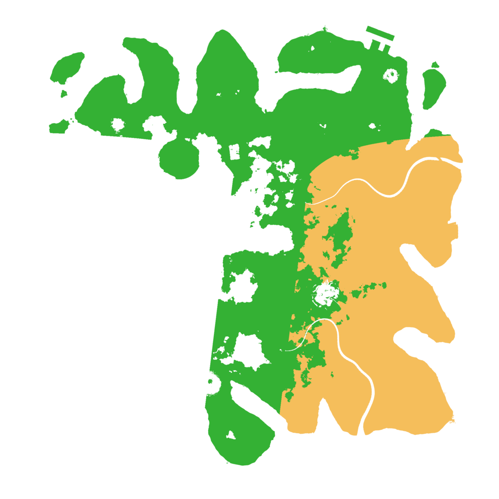 Biome Rust Map: Procedural Map, Size: 3500, Seed: 2118446391