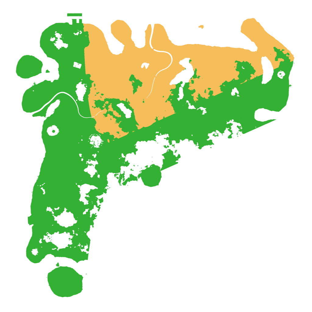 Biome Rust Map: Procedural Map, Size: 4250, Seed: 667383912