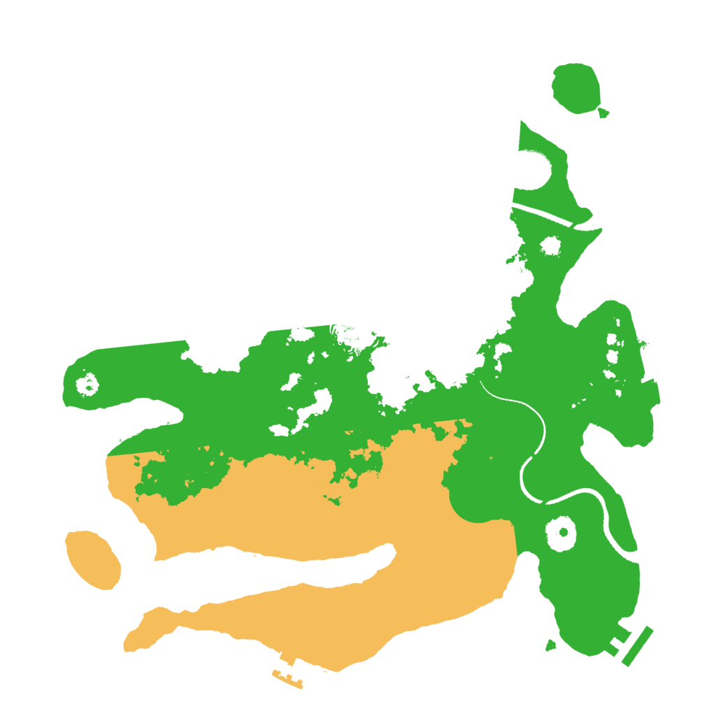 Biome Rust Map: Procedural Map, Size: 3250, Seed: 22