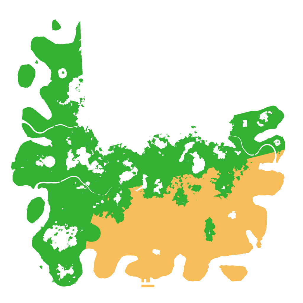 Biome Rust Map: Procedural Map, Size: 4777, Seed: 1