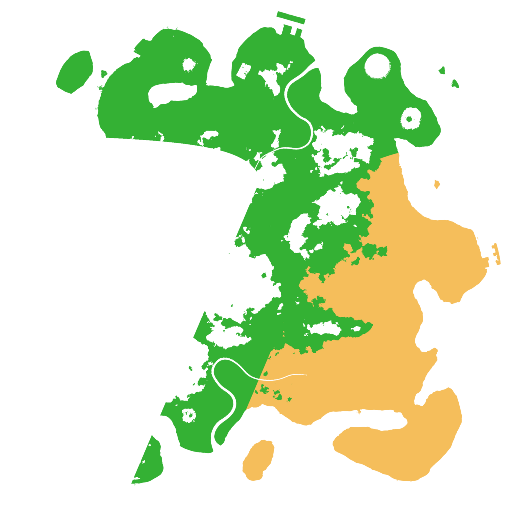 Biome Rust Map: Procedural Map, Size: 3600, Seed: 223