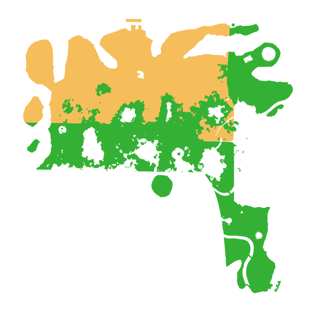 Biome Rust Map: Procedural Map, Size: 4000, Seed: 2024121801