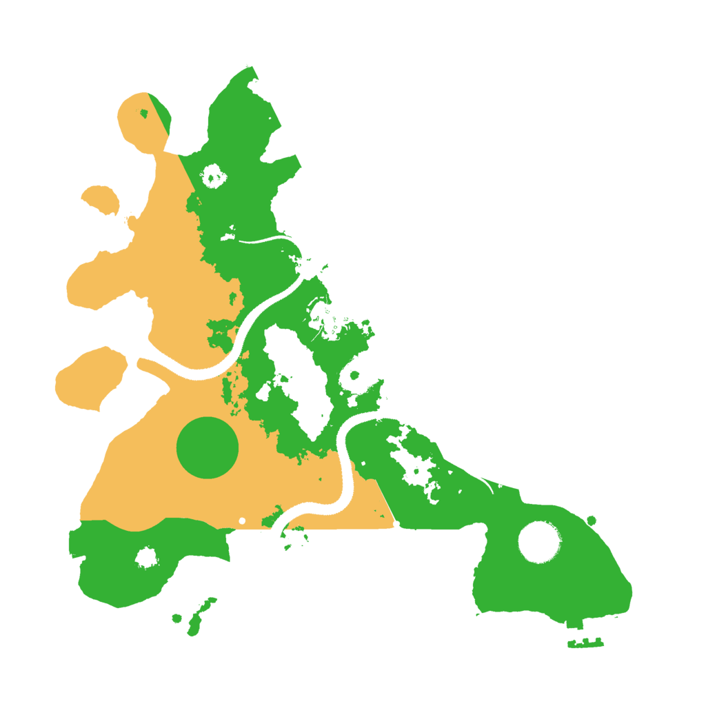 Biome Rust Map: Procedural Map, Size: 3000, Seed: 12992