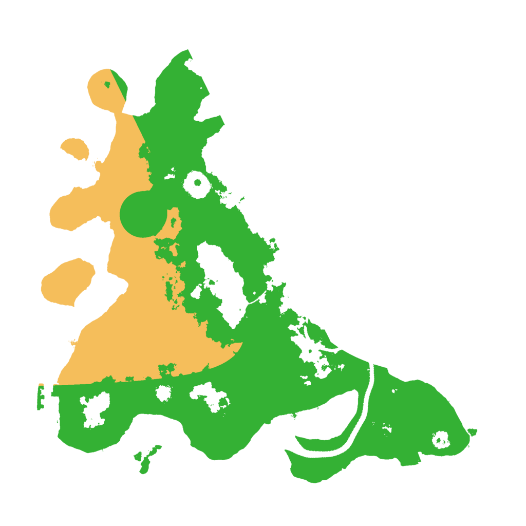 Biome Rust Map: Procedural Map, Size: 3000, Seed: 12992