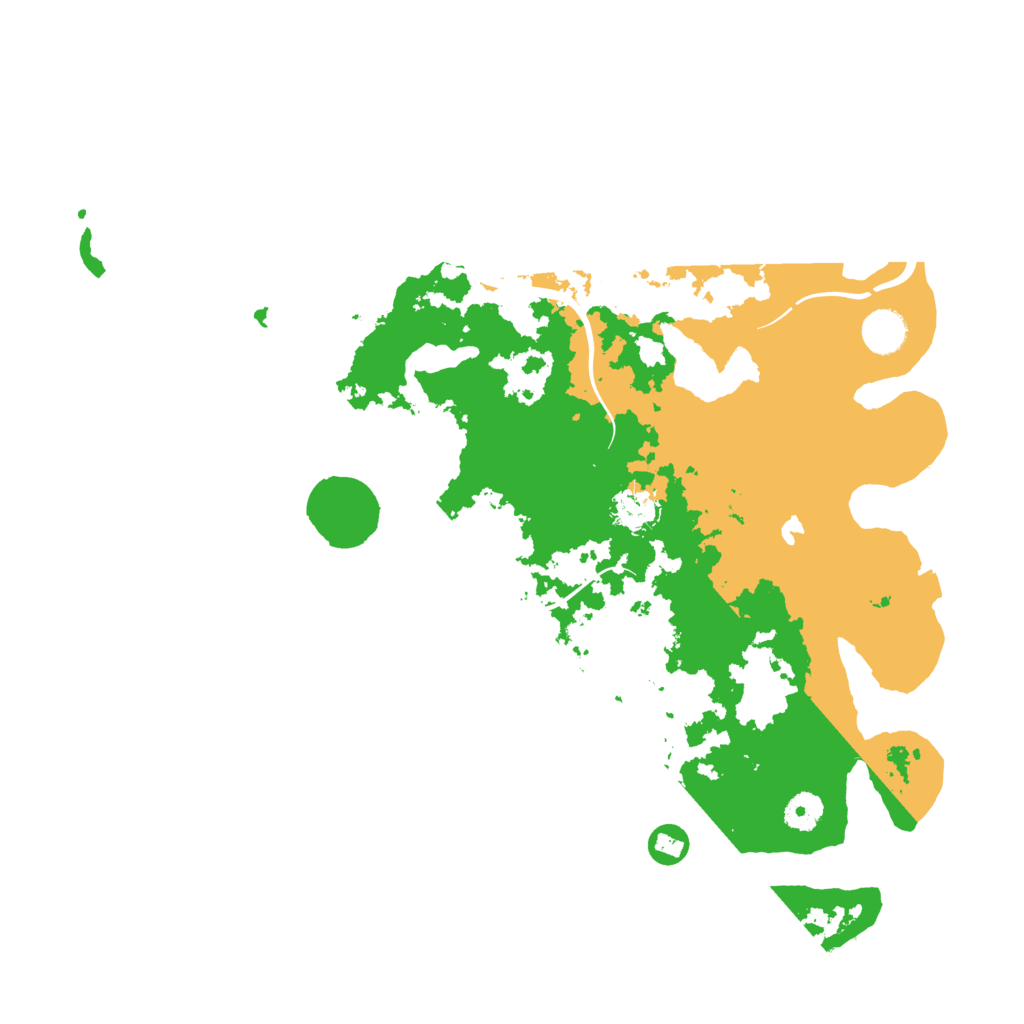 Biome Rust Map: Procedural Map, Size: 4050, Seed: 1517786117