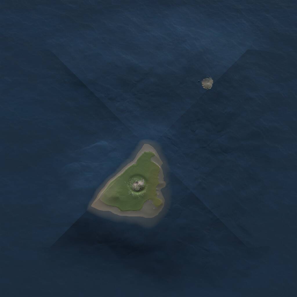 Rust Map: Procedural Map, Size: 1000, Seed: 952834665, 1 Monuments