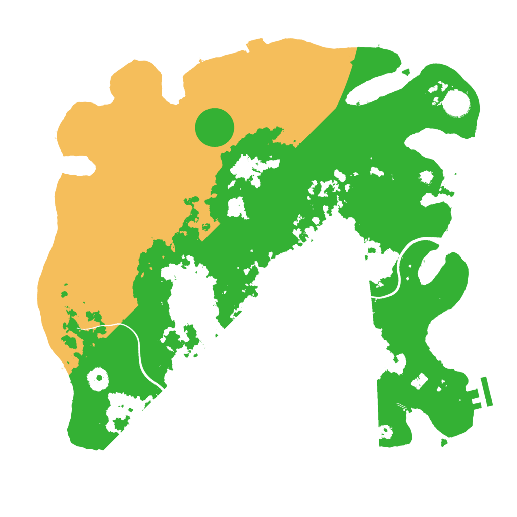 Biome Rust Map: Procedural Map, Size: 3500, Seed: 979085233