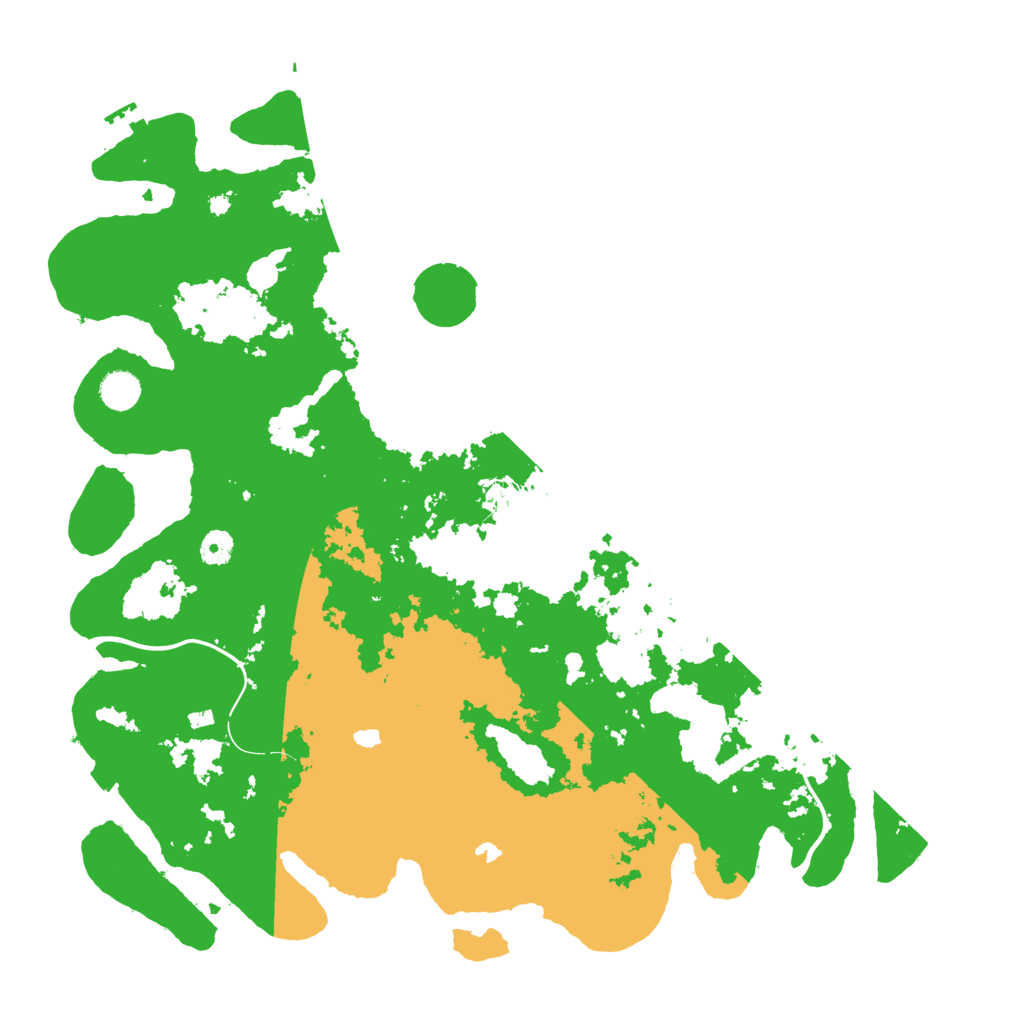 Biome Rust Map: Procedural Map, Size: 4500, Seed: 284239004
