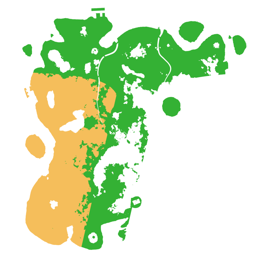 Biome Rust Map: Procedural Map, Size: 4096, Seed: 1194568700