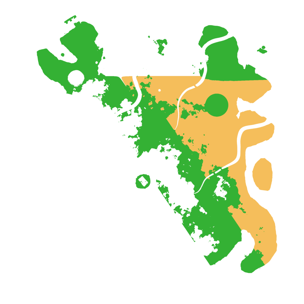 Biome Rust Map: Procedural Map, Size: 3500, Seed: 31094234