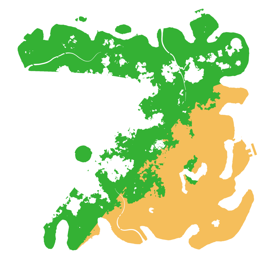 Biome Rust Map: Procedural Map, Size: 4500, Seed: 73657573