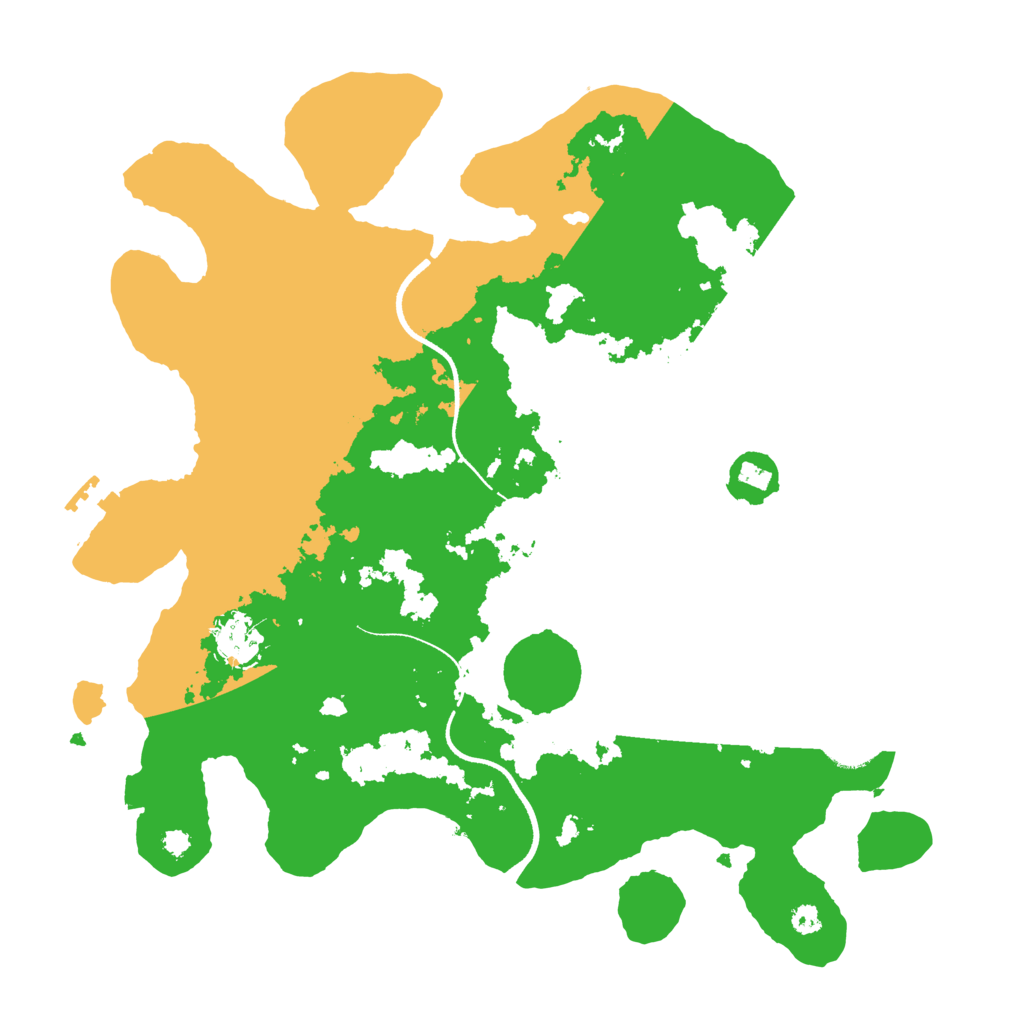 Biome Rust Map: Procedural Map, Size: 3500, Seed: 2134903650