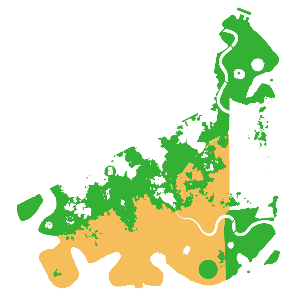Biome Rust Map: Procedural Map, Size: 4250, Seed: 310902802