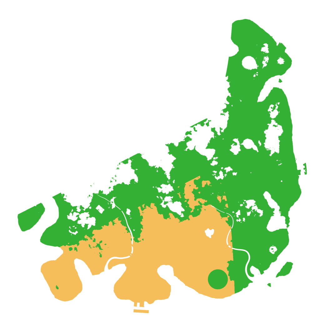 Biome Rust Map: Procedural Map, Size: 4250, Seed: 310902802