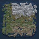 Thumbnail Rust Map: Procedural Map, Size: 5000, Seed: 1891785851, 16 Monuments