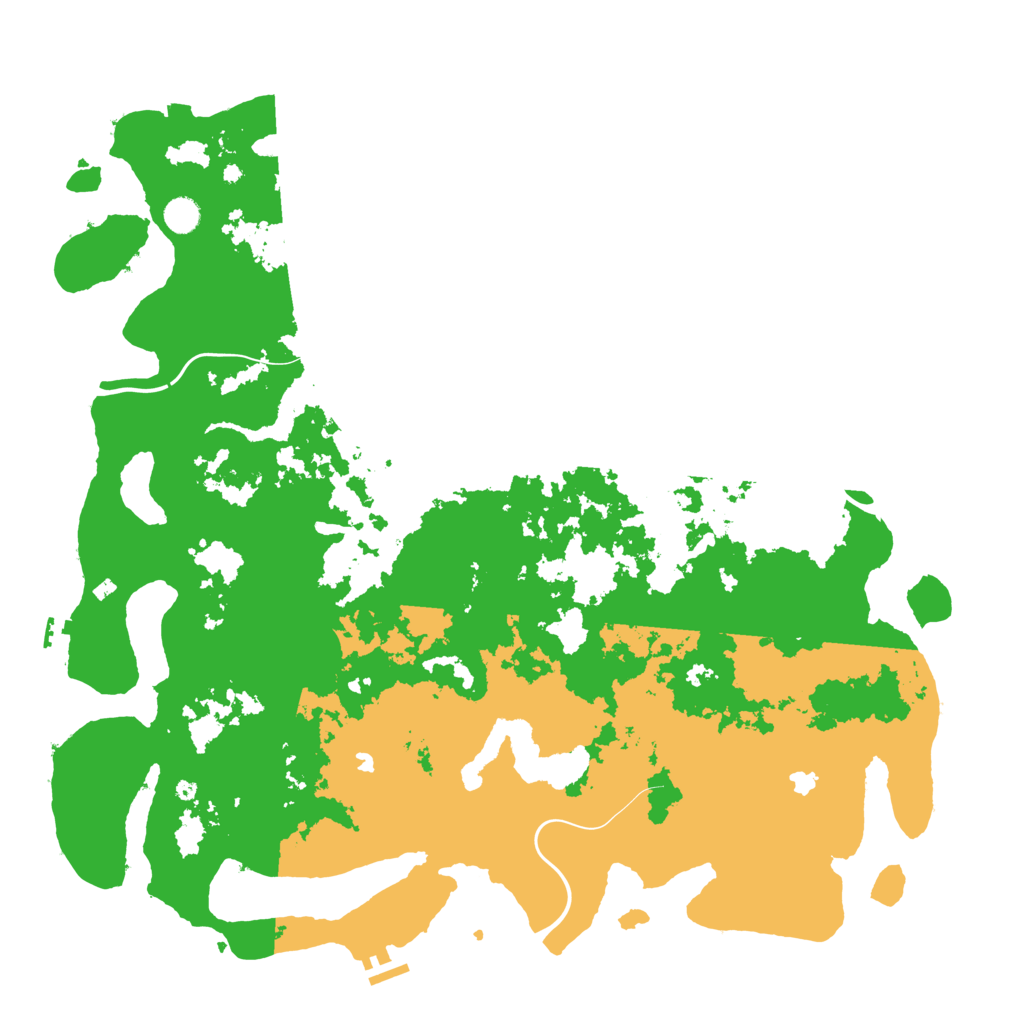 Biome Rust Map: Procedural Map, Size: 5000, Seed: 1891785851