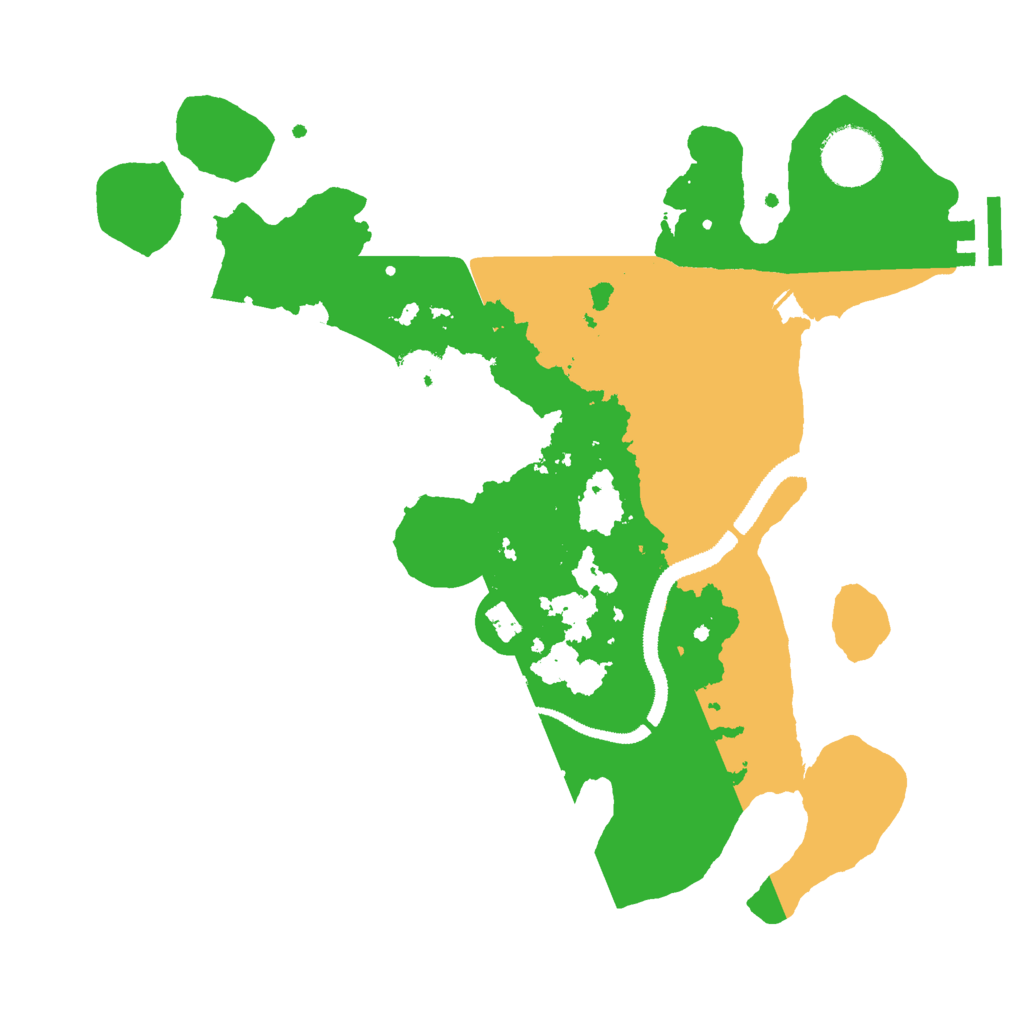 Biome Rust Map: Procedural Map, Size: 3000, Seed: 2029386551