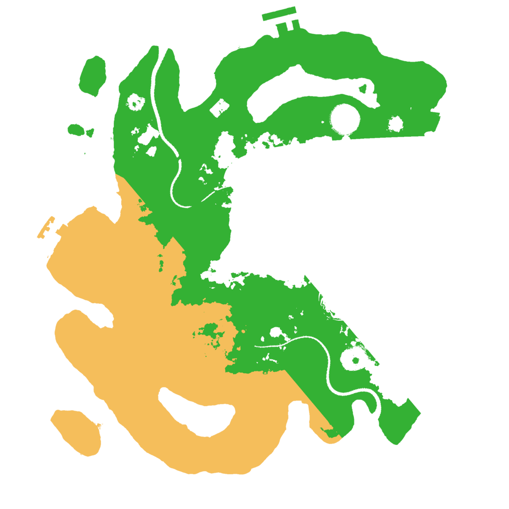 Biome Rust Map: Procedural Map, Size: 3000, Seed: 1399859944