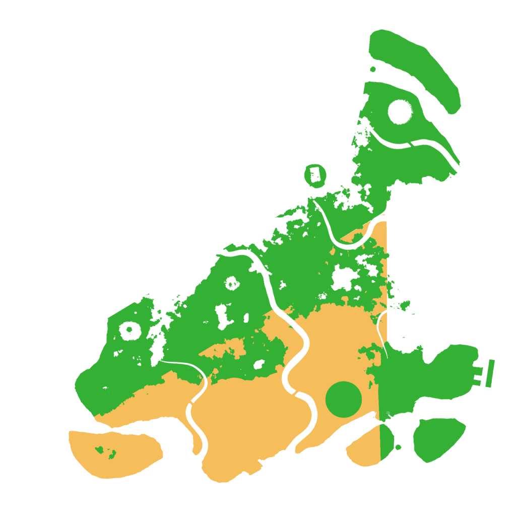 Biome Rust Map: Procedural Map, Size: 3750, Seed: 2107541516