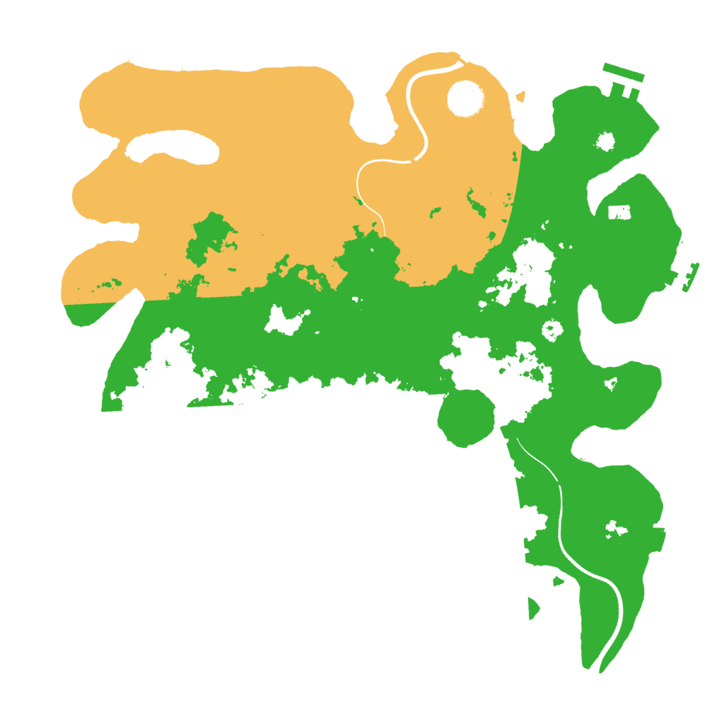 Biome Rust Map: Procedural Map, Size: 3500, Seed: 1665915432