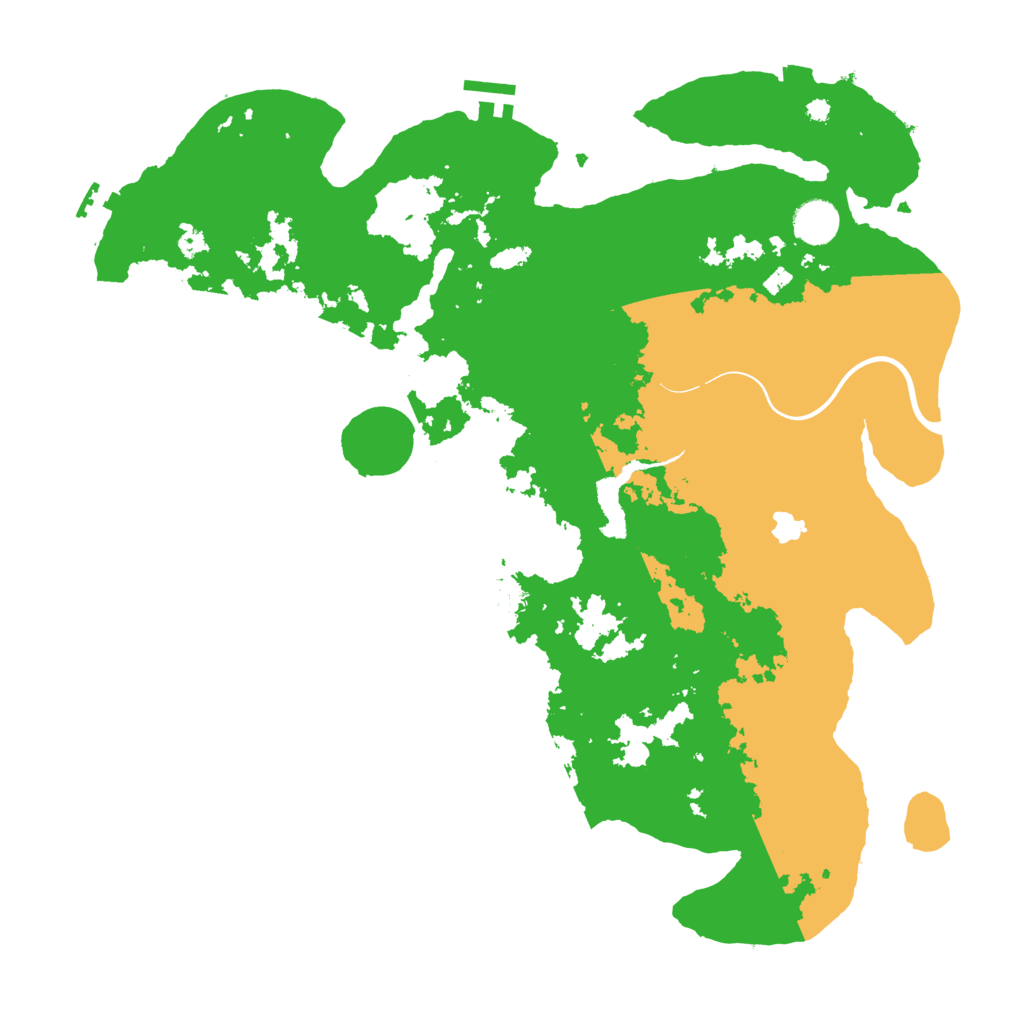 Biome Rust Map: Procedural Map, Size: 4000, Seed: 258706