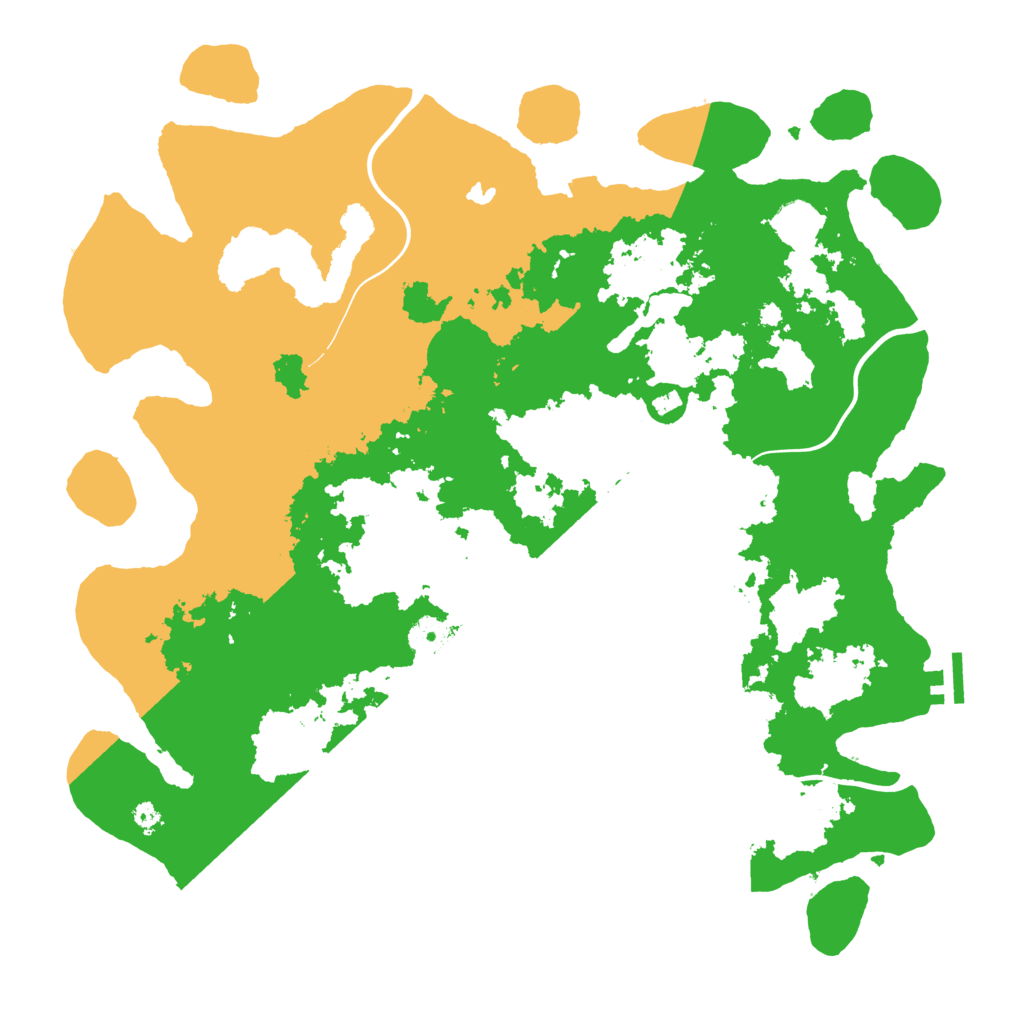 Biome Rust Map: Procedural Map, Size: 4050, Seed: 1842318830