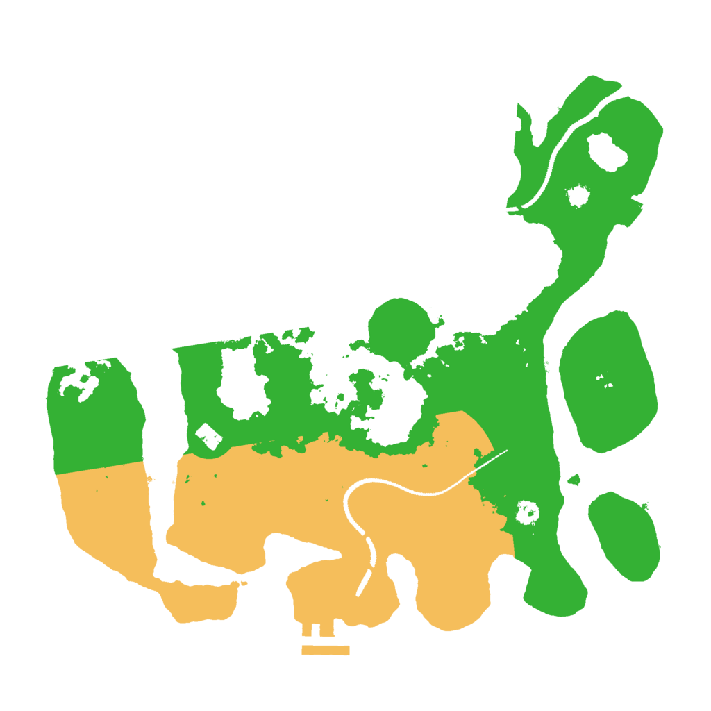 Biome Rust Map: Procedural Map, Size: 3000, Seed: 1289062804