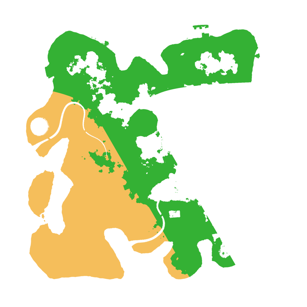 Biome Rust Map: Procedural Map, Size: 3000, Seed: 97286