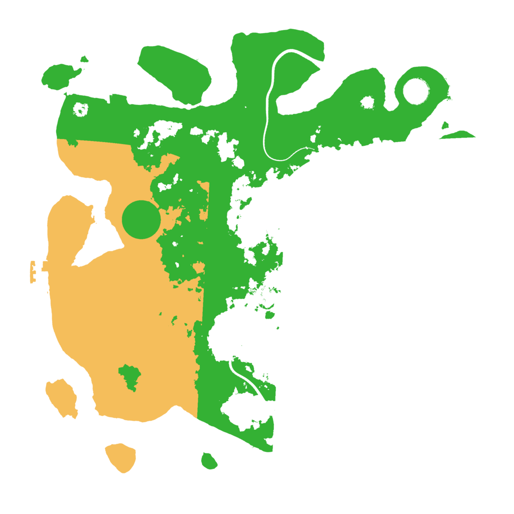 Biome Rust Map: Procedural Map, Size: 3500, Seed: 1130695428