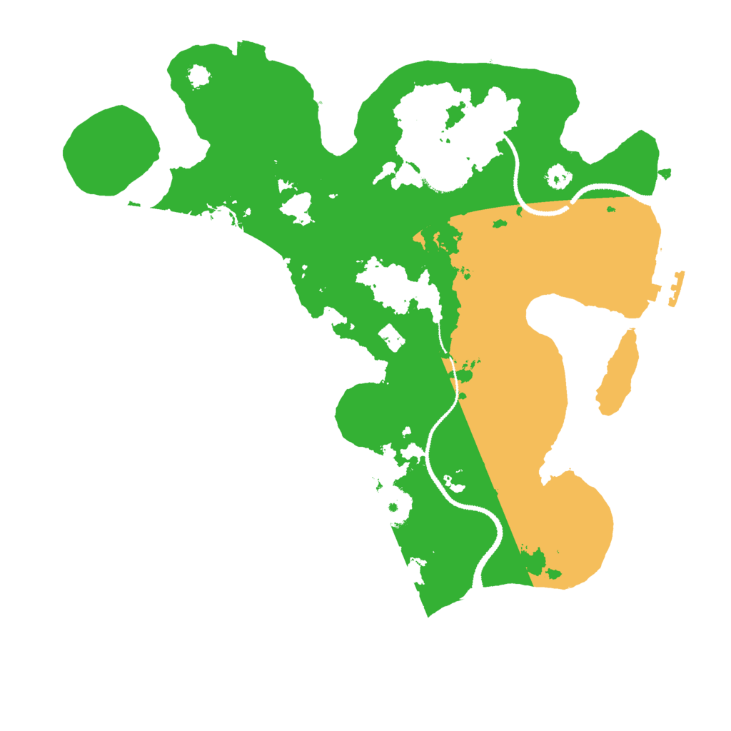 Biome Rust Map: Procedural Map, Size: 3000, Seed: 1493898251