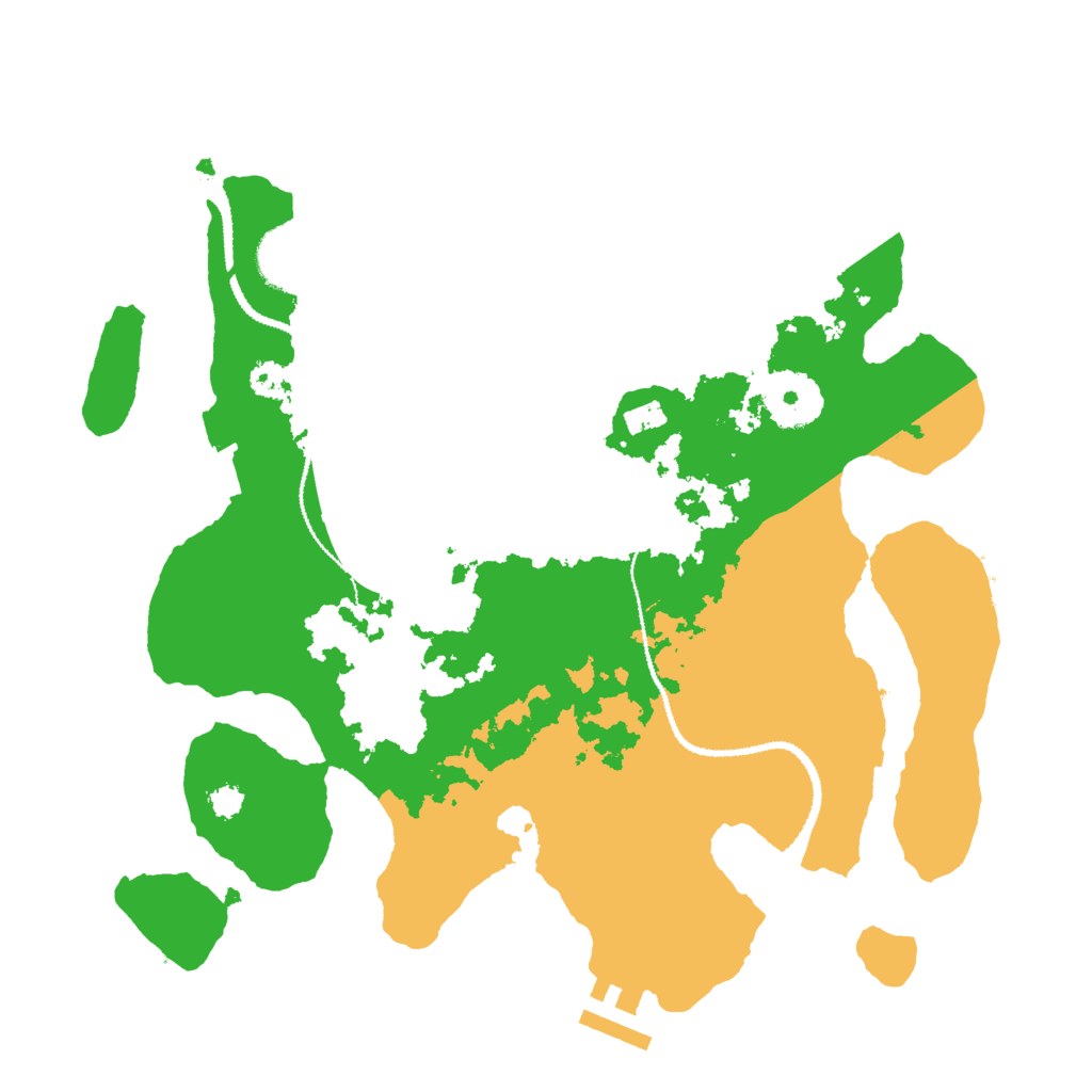Biome Rust Map: Procedural Map, Size: 3000, Seed: 2938