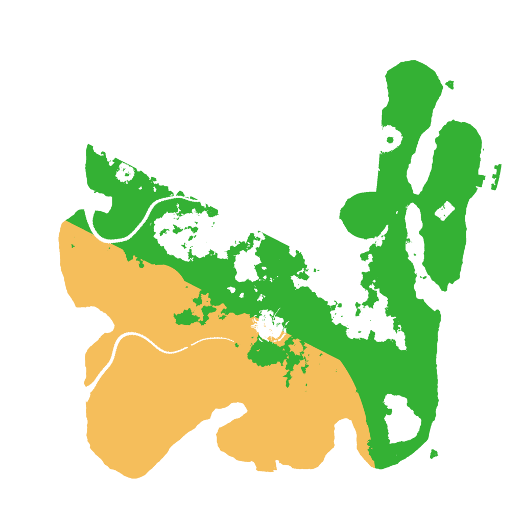 Biome Rust Map: Procedural Map, Size: 3000, Seed: 1848285309