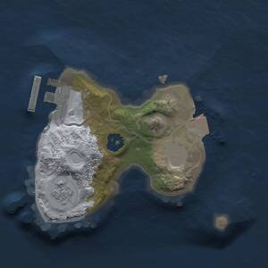 Thumbnail Rust Map: Procedural Map, Size: 1500, Seed: 569, 3 Monuments