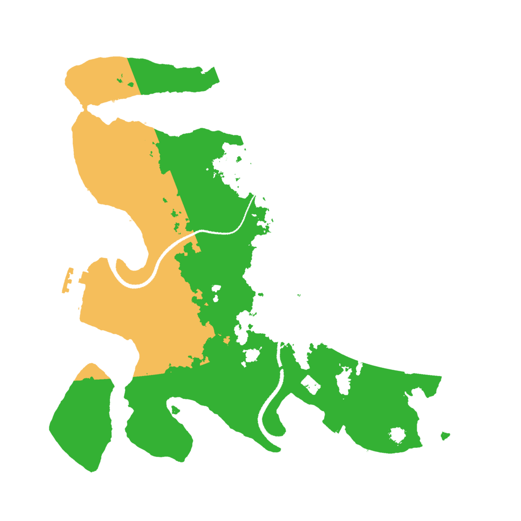 Biome Rust Map: Procedural Map, Size: 3000, Seed: 56477