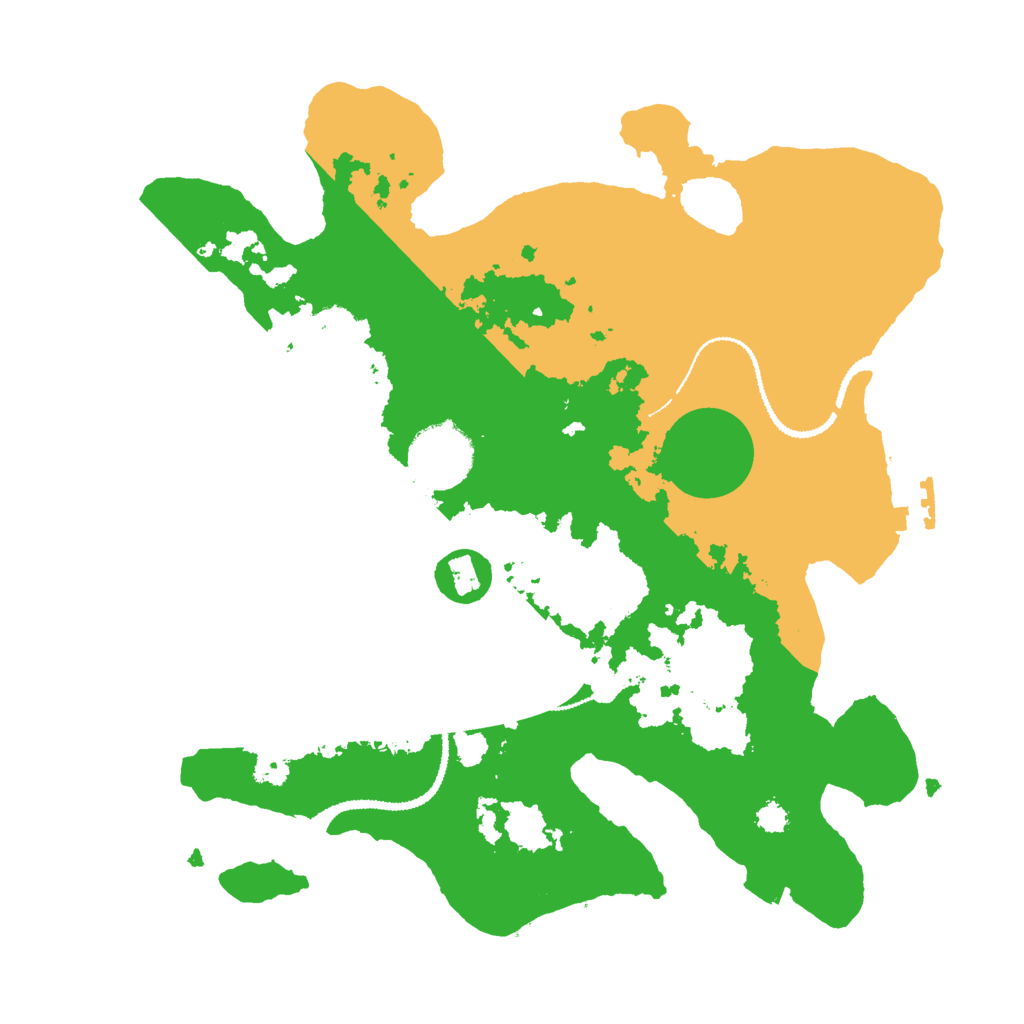 Biome Rust Map: Procedural Map, Size: 3000, Seed: 1214277538