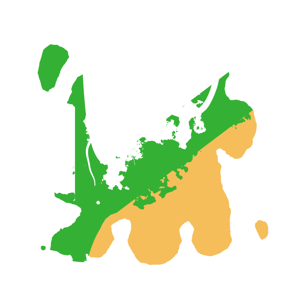 Biome Rust Map: Procedural Map, Size: 2500, Seed: 1276369429